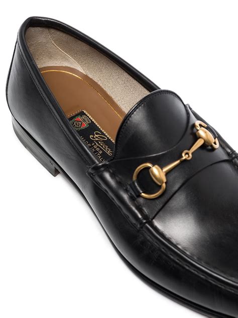 gucci horsebit loafter black realreal|Horsebit leather loafers in black .